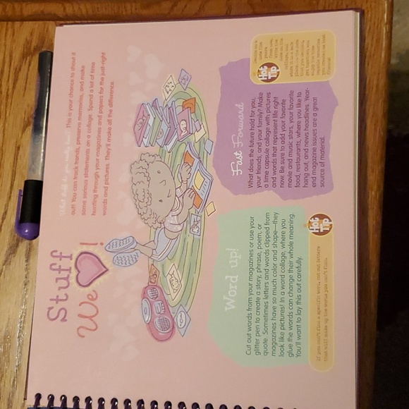 NEW Scholastic Best Friends Collage Journal Book with Stickers - Picture 8 of 11